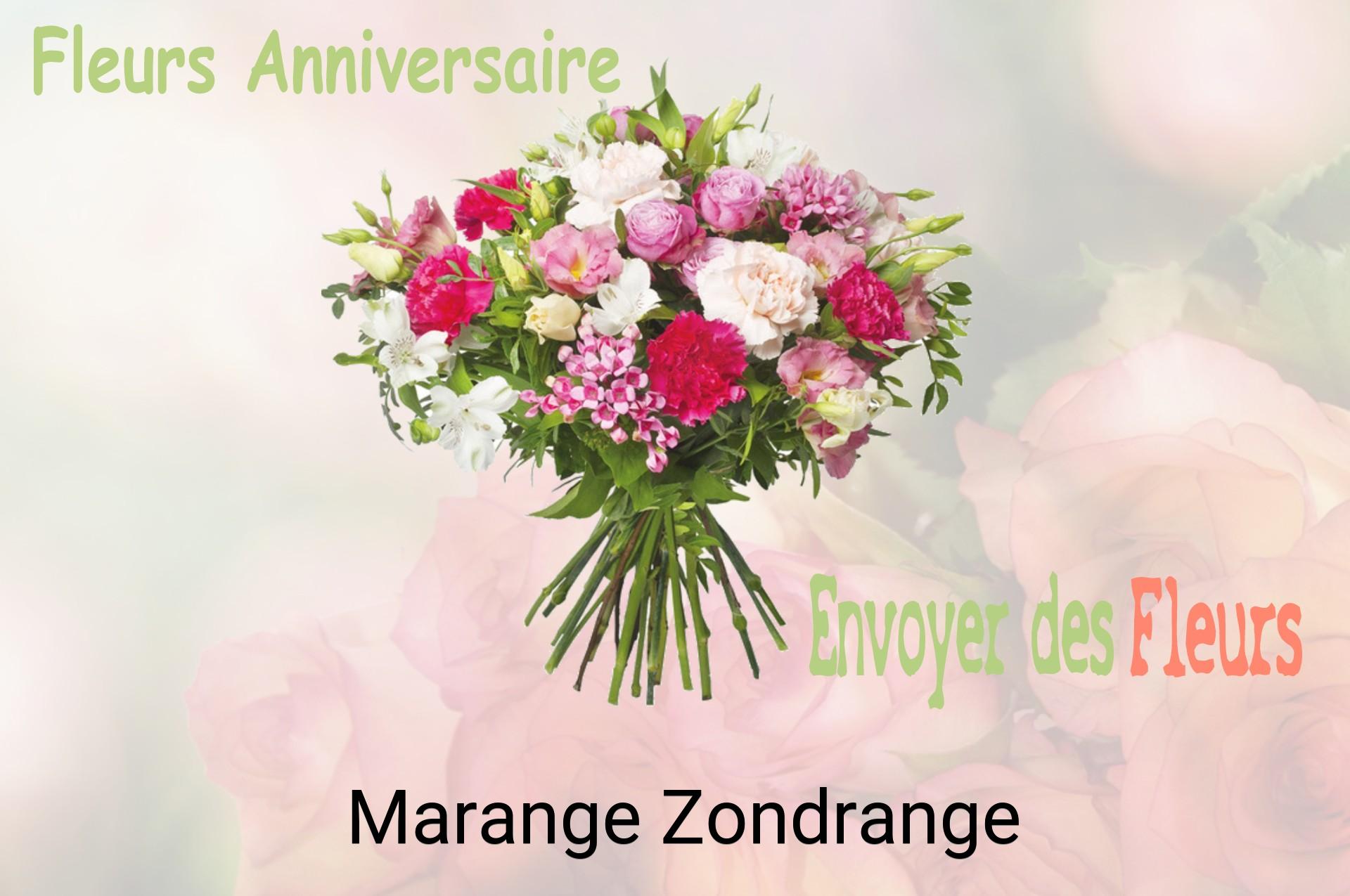 Bouquet de fleurs d’anniversaire livré à Marange-Zondrange