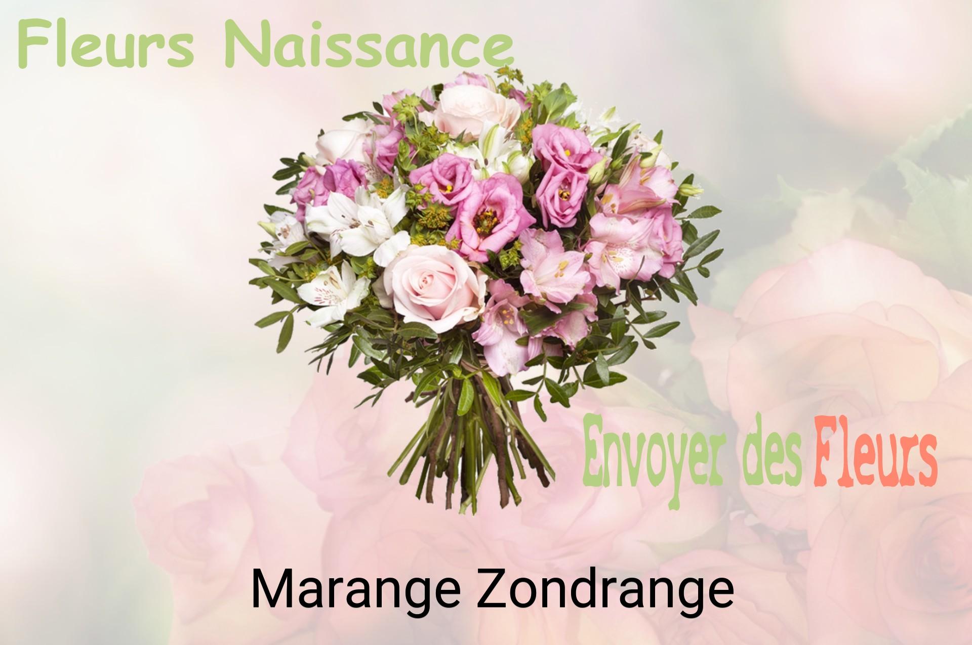 Bouquet de fleurs de naissance livré à Marange-Zondrange