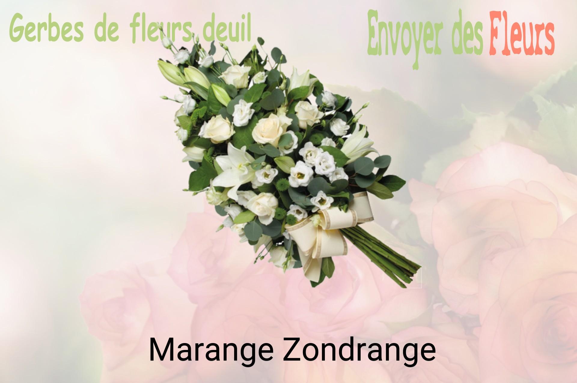 Gerbe de fleurs de deuil livrée à Marange-Zondrange